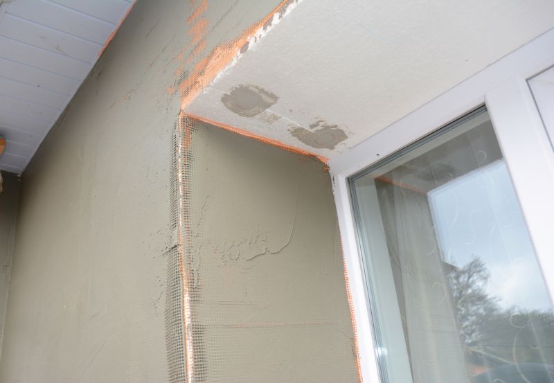 Artificial Stucco Installation detail